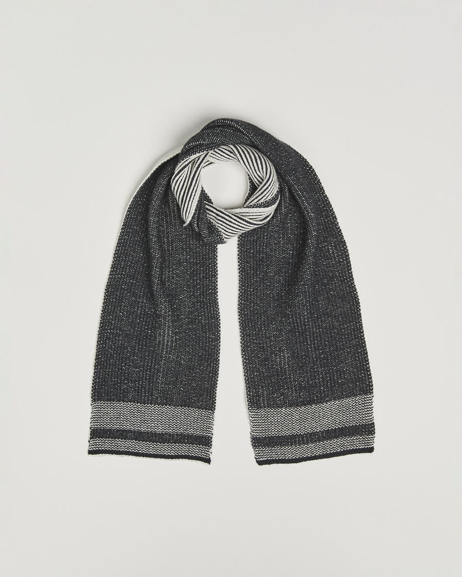Heren | Sjaals | BEAMS PLUS | Wool/Cashmere Rib Scarf Grey