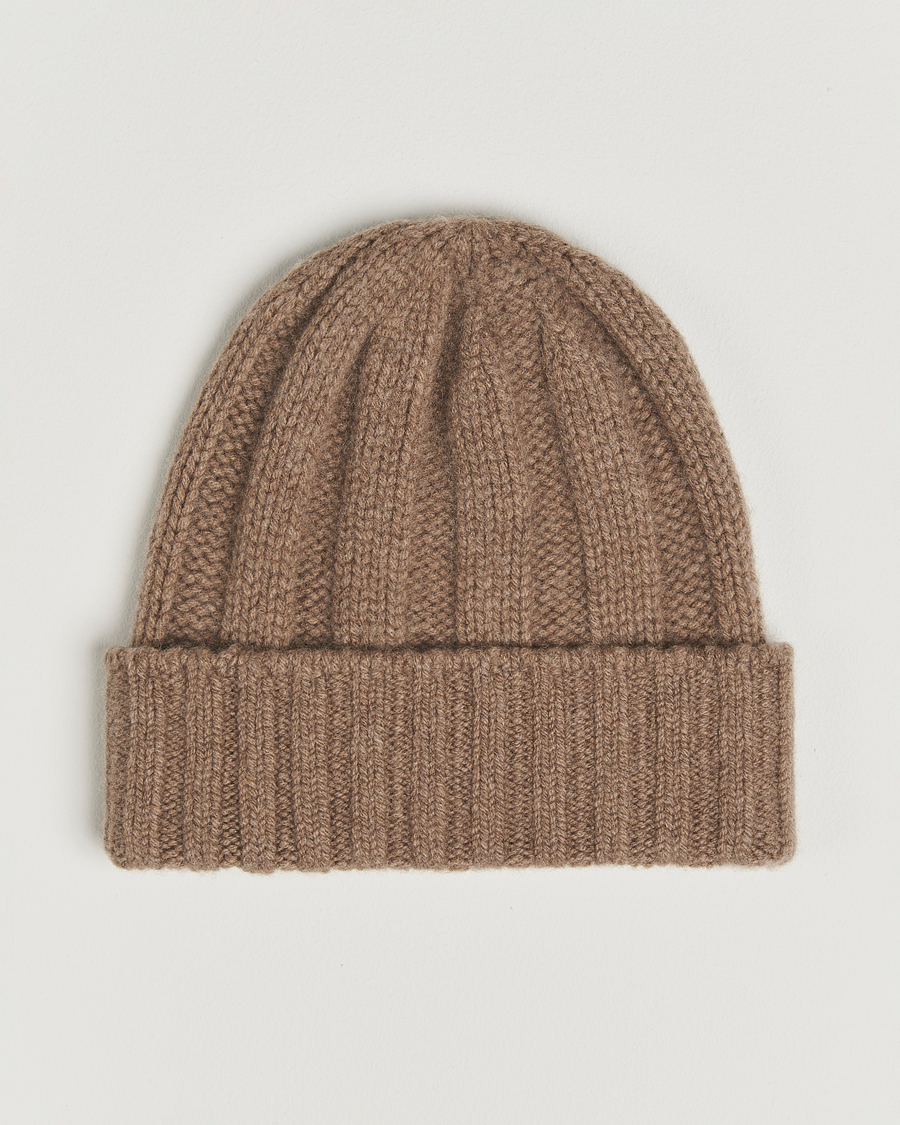 Heren | Mutsen | BEAMS PLUS | Cashmere Rib Beanie Camel