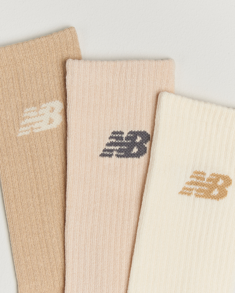 Heren | Ondergoed | New Balance | 3-Pack Everyday Crew Socks Earth Multi