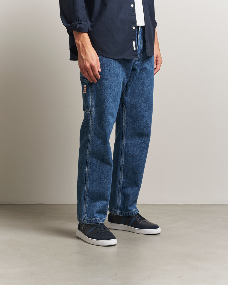 Heren | Sneakers | PS Paul Smith | Birch Leather/Suede Sneaker Blue