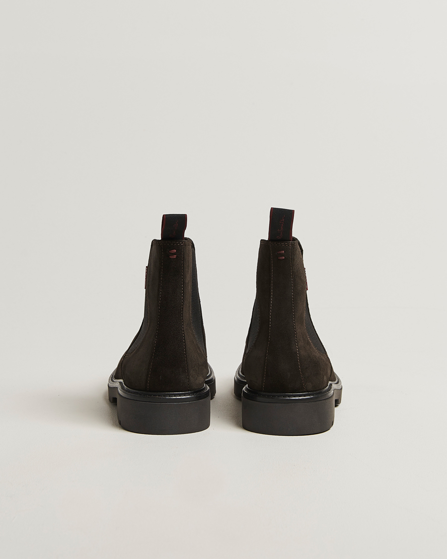 Heren | Laarzen | PS Paul Smith | Xenon Suede Chelsea Boot Dark Brown