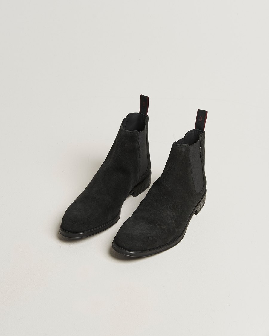 Heren | Laarzen | PS Paul Smith | Augustus Suede Chelsea Boot Black