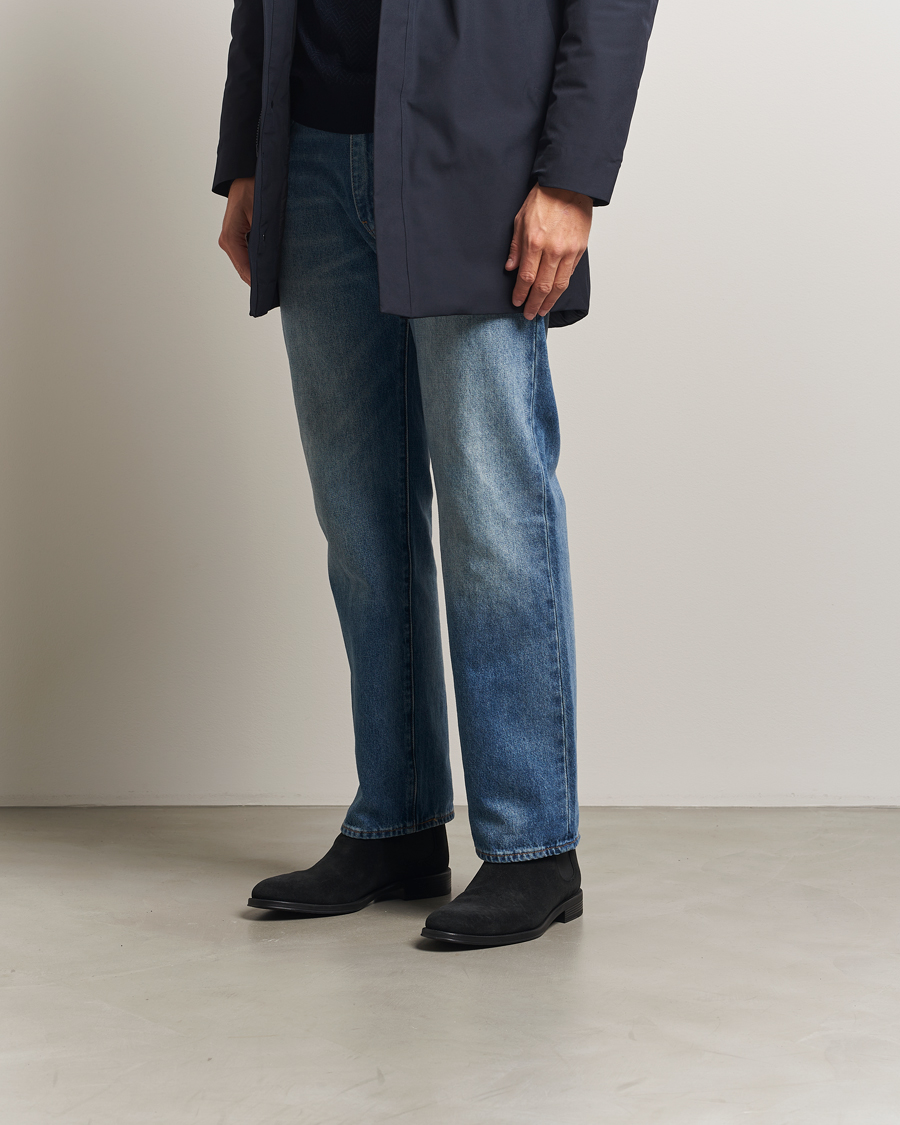 Heren | Laarzen | PS Paul Smith | Augustus Suede Chelsea Boot Black