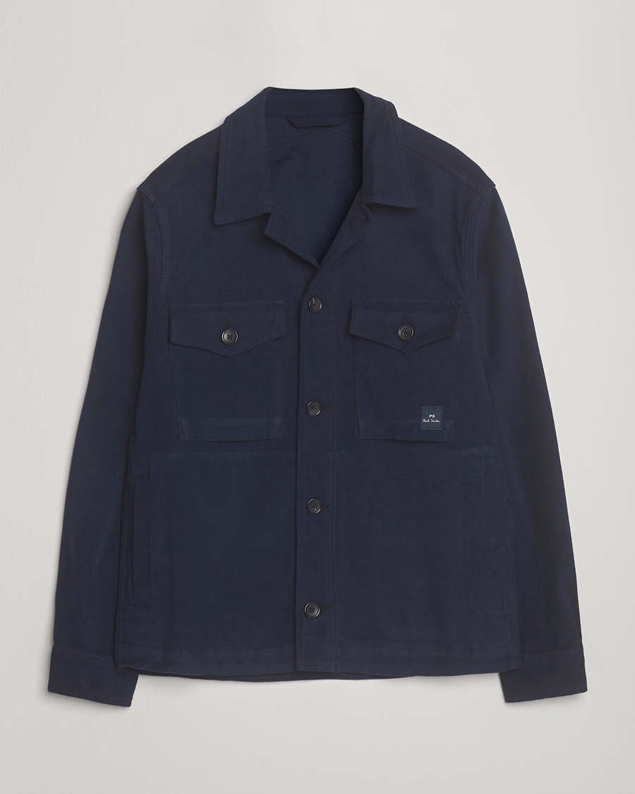 Heren | Jassen | PS Paul Smith | Cotton Shirt Jacket Blue