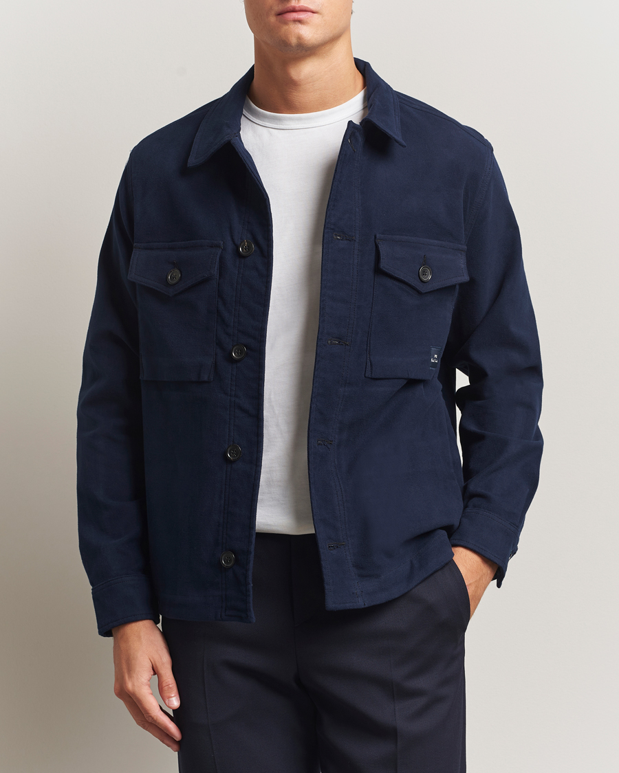 Heren | Jassen | PS Paul Smith | Cotton Shirt Jacket Blue