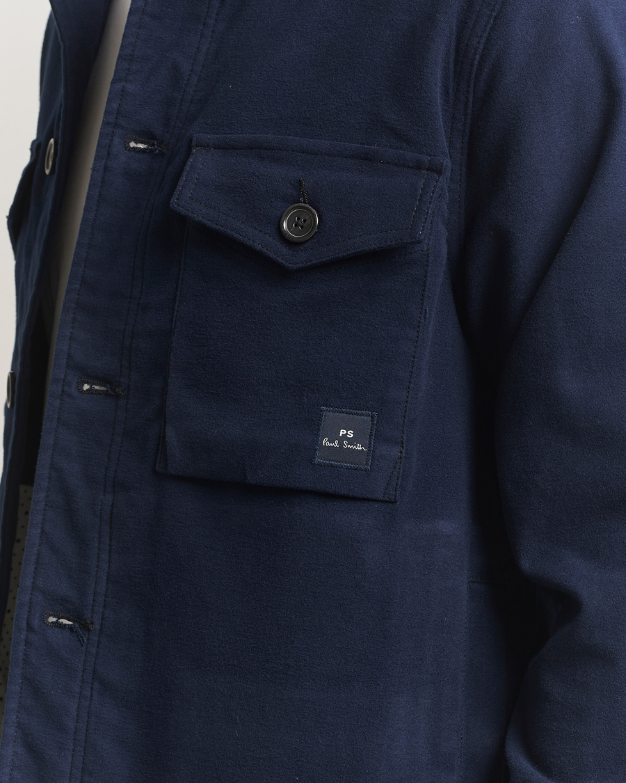 Heren | Jassen | PS Paul Smith | Cotton Shirt Jacket Blue