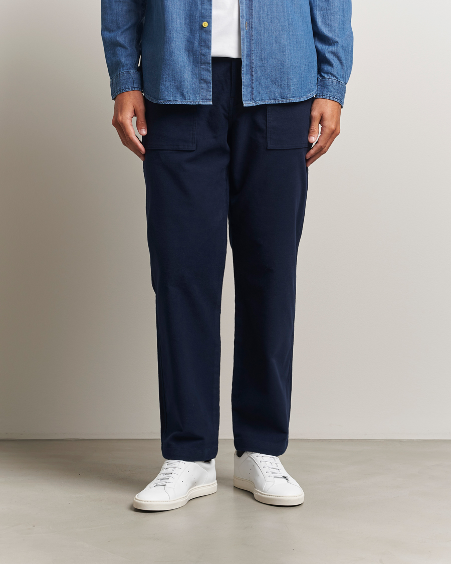 Heren | Broeken | PS Paul Smith | Cotton Worker Pants Blue