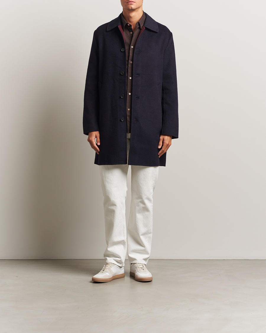 Heren | Jassen | PS Paul Smith | Wool Coat Dark Blue