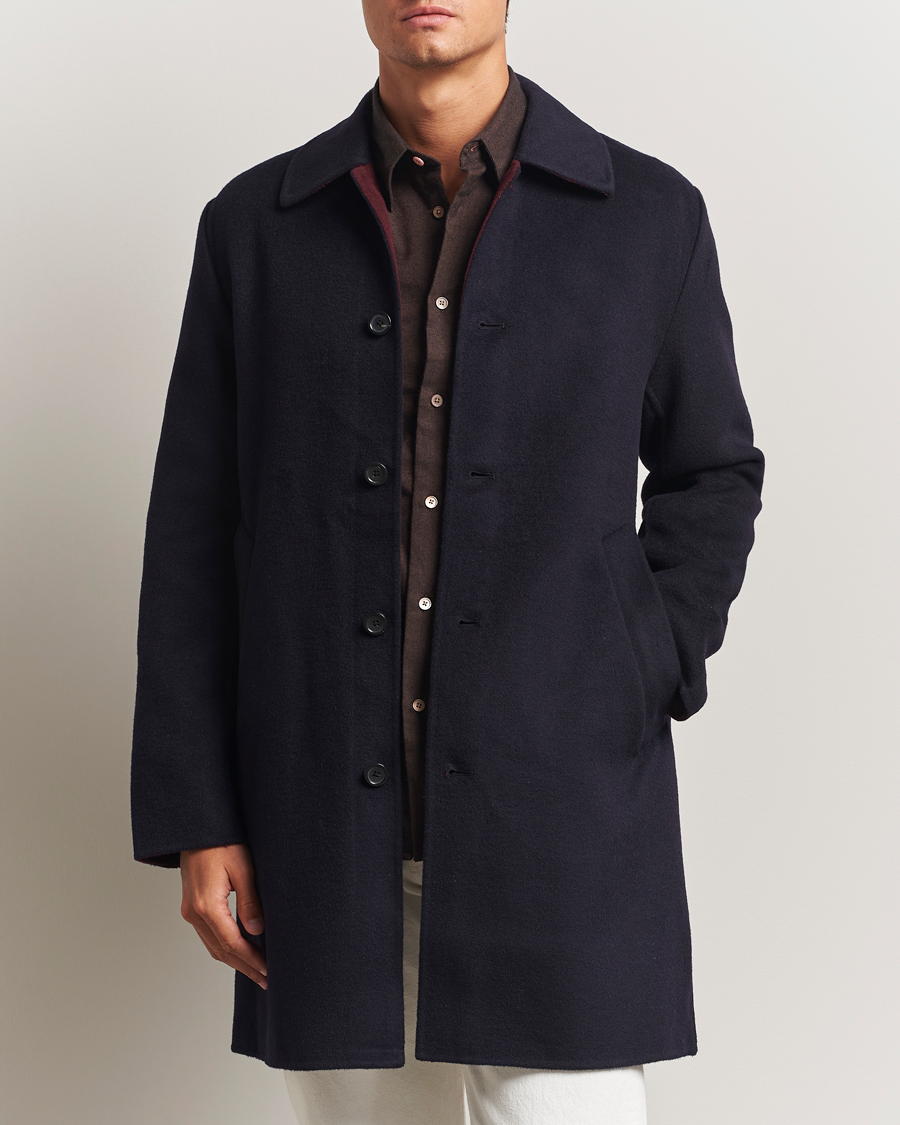 Heren | Jassen | PS Paul Smith | Wool Coat Dark Blue