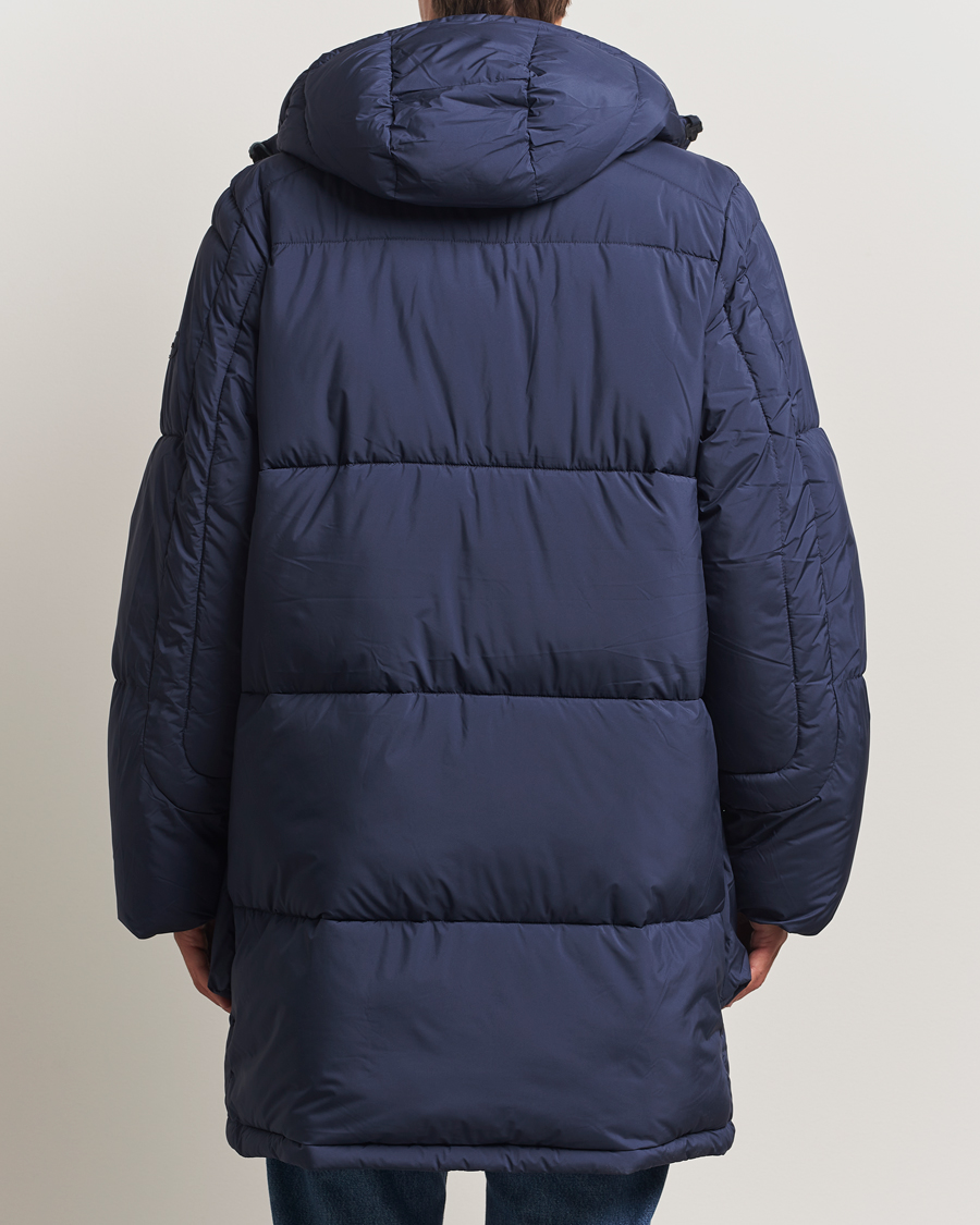Heren | Jassen | PS Paul Smith | Fibre Down Hooded Parka Dark Blue