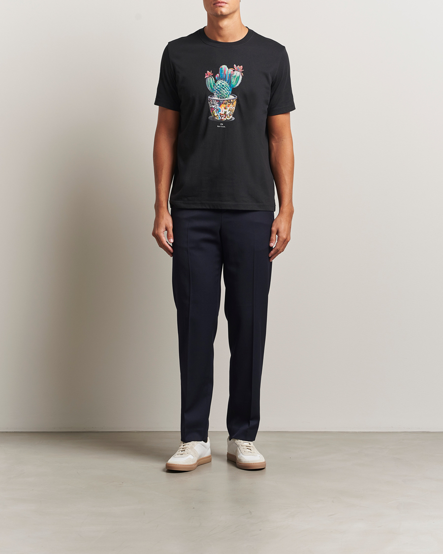Heren | T-shirts | PS Paul Smith | Cactus Crew Neck T-Shirt Black