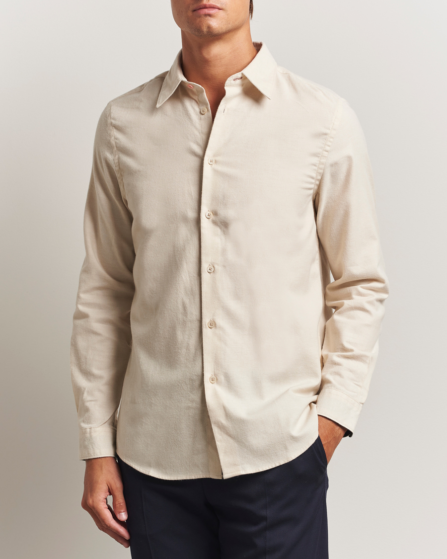 Heren | Overhemden | PS Paul Smith | Brushed Cotton/Wool Shirt Off White