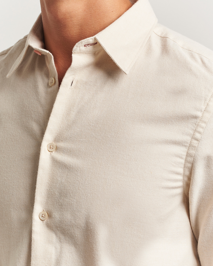 Heren | Overhemden | PS Paul Smith | Brushed Cotton/Wool Shirt Off White