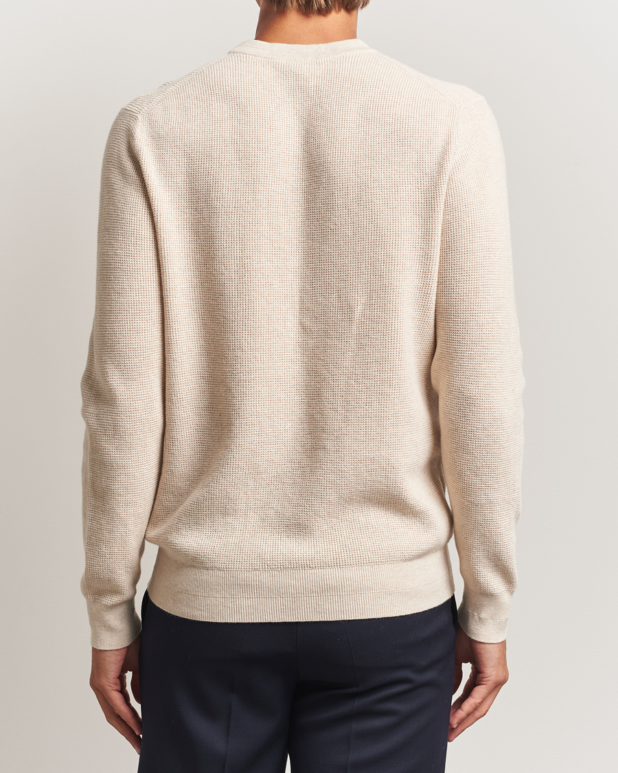 Heren | Truien | PS Paul Smith | Waffle Knitted Crew Neck Sweater Off White