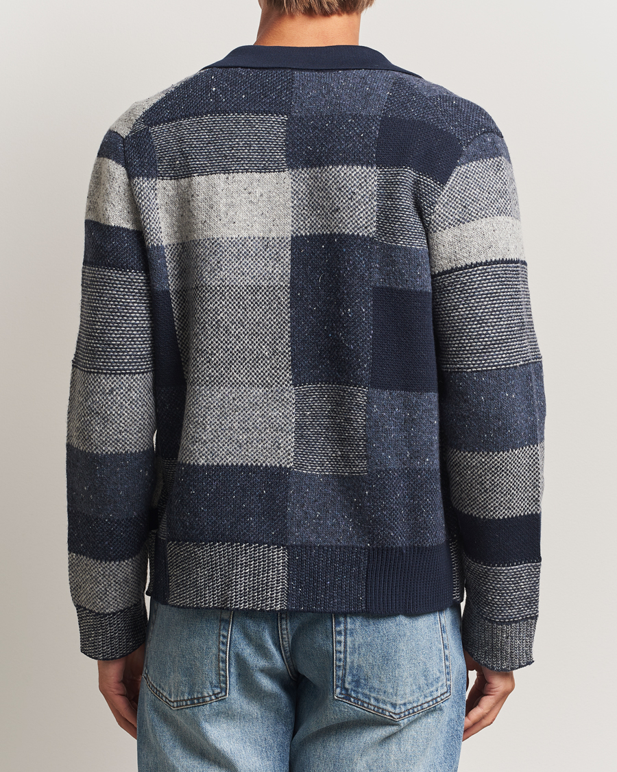 Heren | Truien | PS Paul Smith | Colourblocked Knitted Full Zip Blue Multi