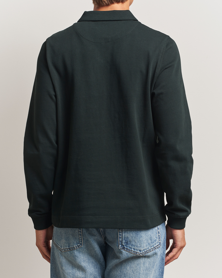 Heren | Truien | PS Paul Smith | Cotton Logo Rugby Sweater Dark Green