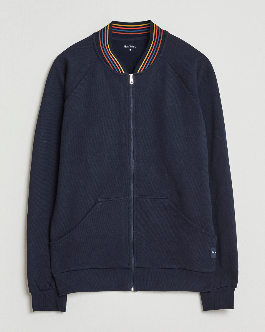 Heren | Truien | Paul Smith | Artist Rib Full Zip Navy