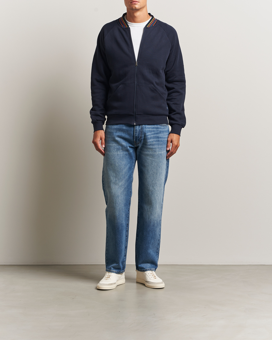 Heren | Truien | Paul Smith | Artist Rib Full Zip Navy