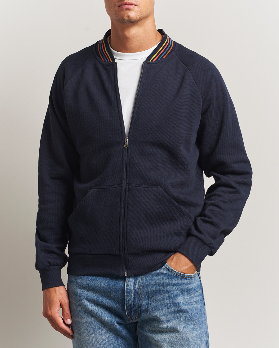 Heren | Truien | Paul Smith | Artist Rib Full Zip Navy