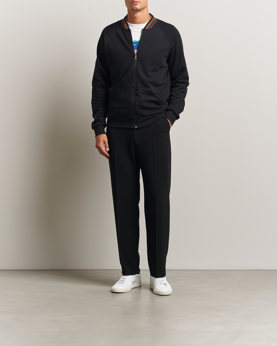 Heren | Truien | Paul Smith | Artist Rib Full Zip Black