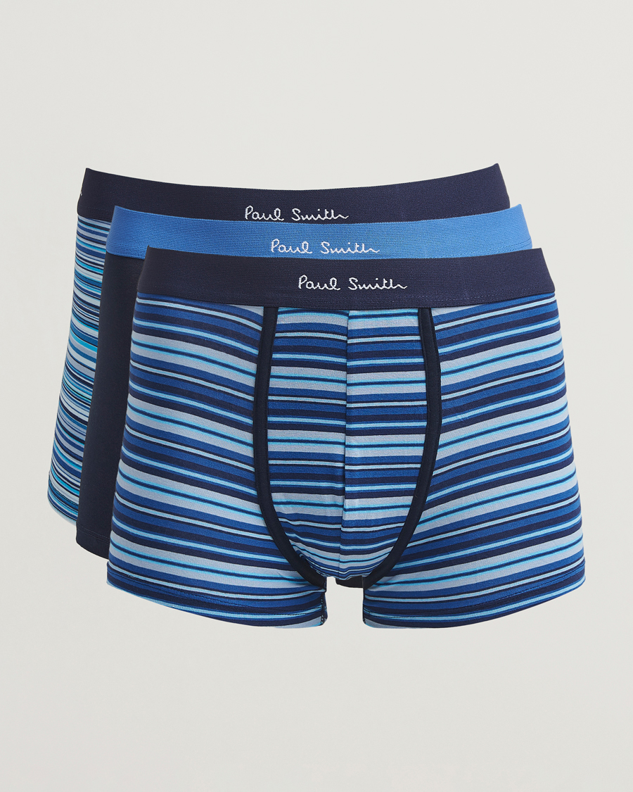 Heren | Ondergoed | Paul Smith | 3-Pack Trunk Blue Multi