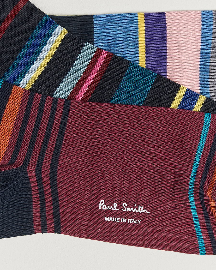 Heren | Ondergoed | Paul Smith | 3-Pack Striped Sock Multi