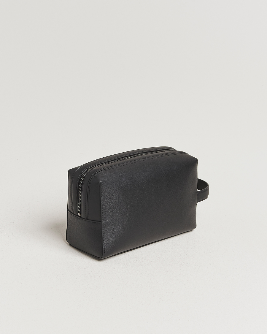 Heren | Tassen | Paul Smith | Leather Washbag Black