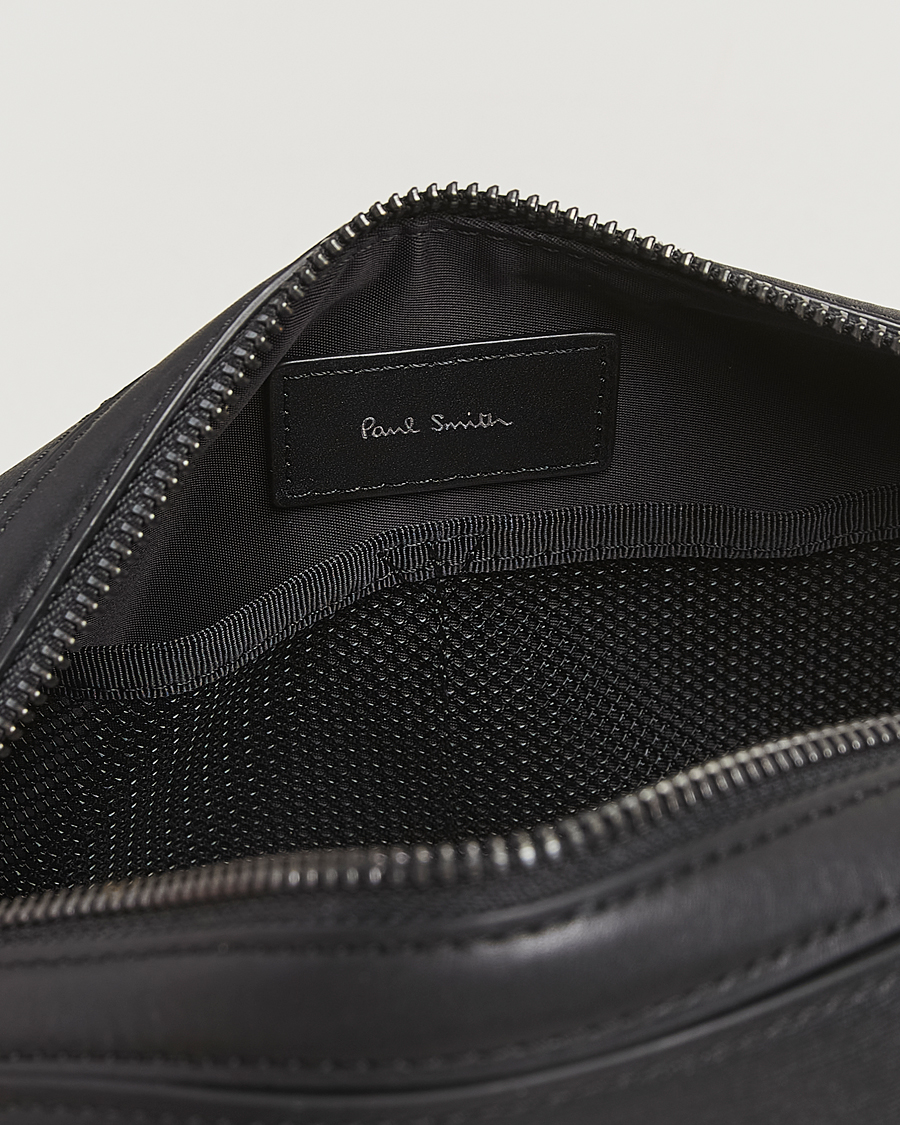 Heren | Tassen | Paul Smith | Leather Washbag Black