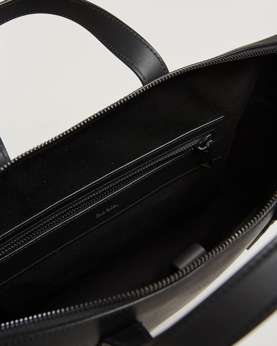 Heren | Tassen | Paul Smith | Leather Briefcase Black