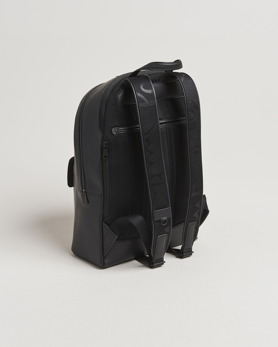 Heren | Tassen | Paul Smith | Leather Backpack Black