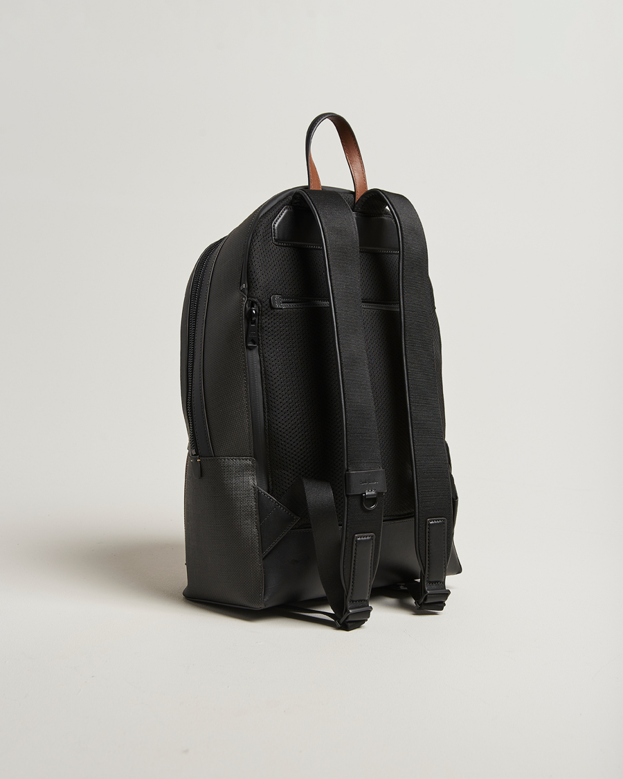 Heren | Tassen | Paul Smith | Nylon Stripe Backpack Black Multi