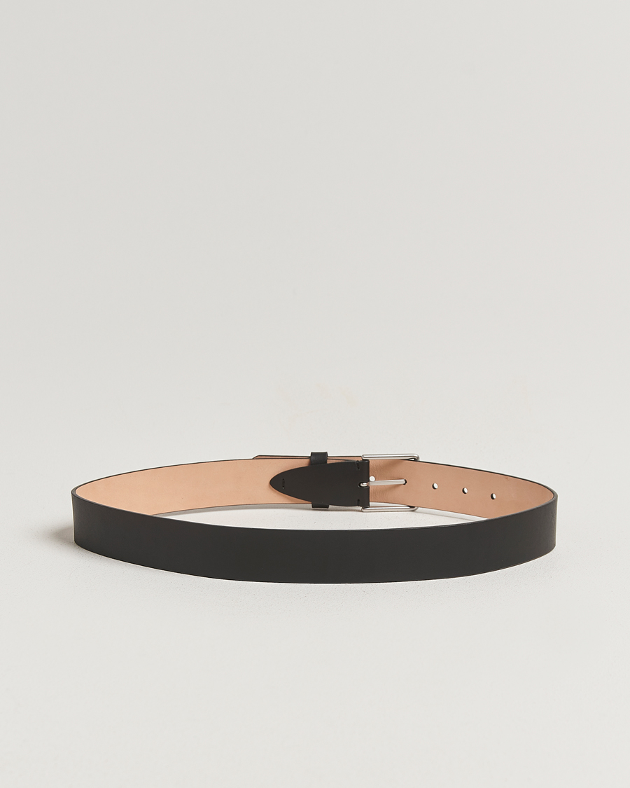Heren | Riemen | Paul Smith | Stitch Leather Belt Black