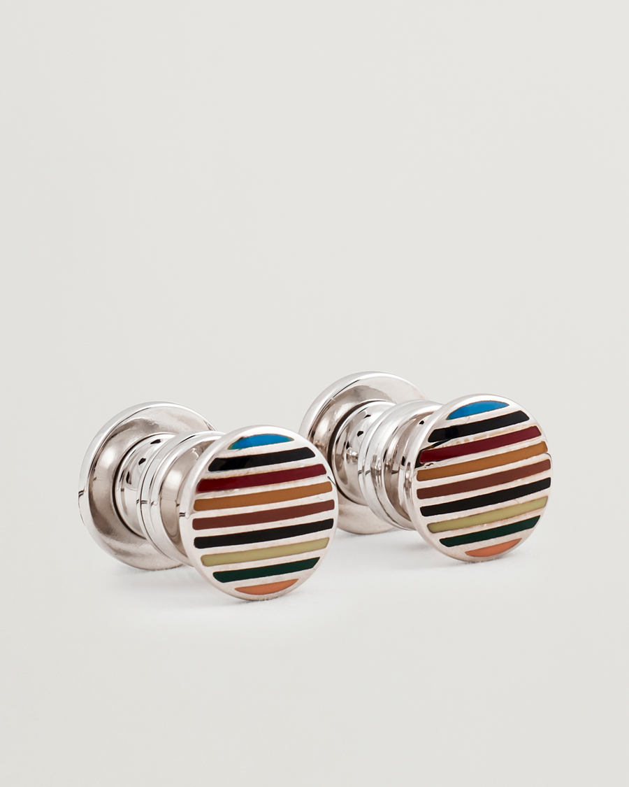 Heren | Manchetknopen | Paul Smith | Signature Pop Cufflink Silver