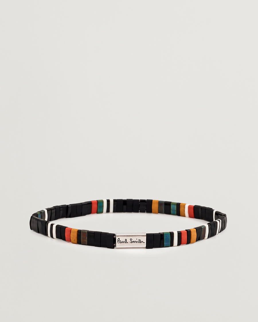 Heren | | Paul Smith | Flat Bead Bracelet Multi