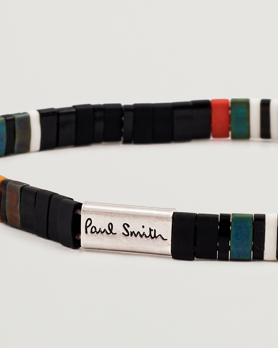 Heren | | Paul Smith | Flat Bead Bracelet Multi