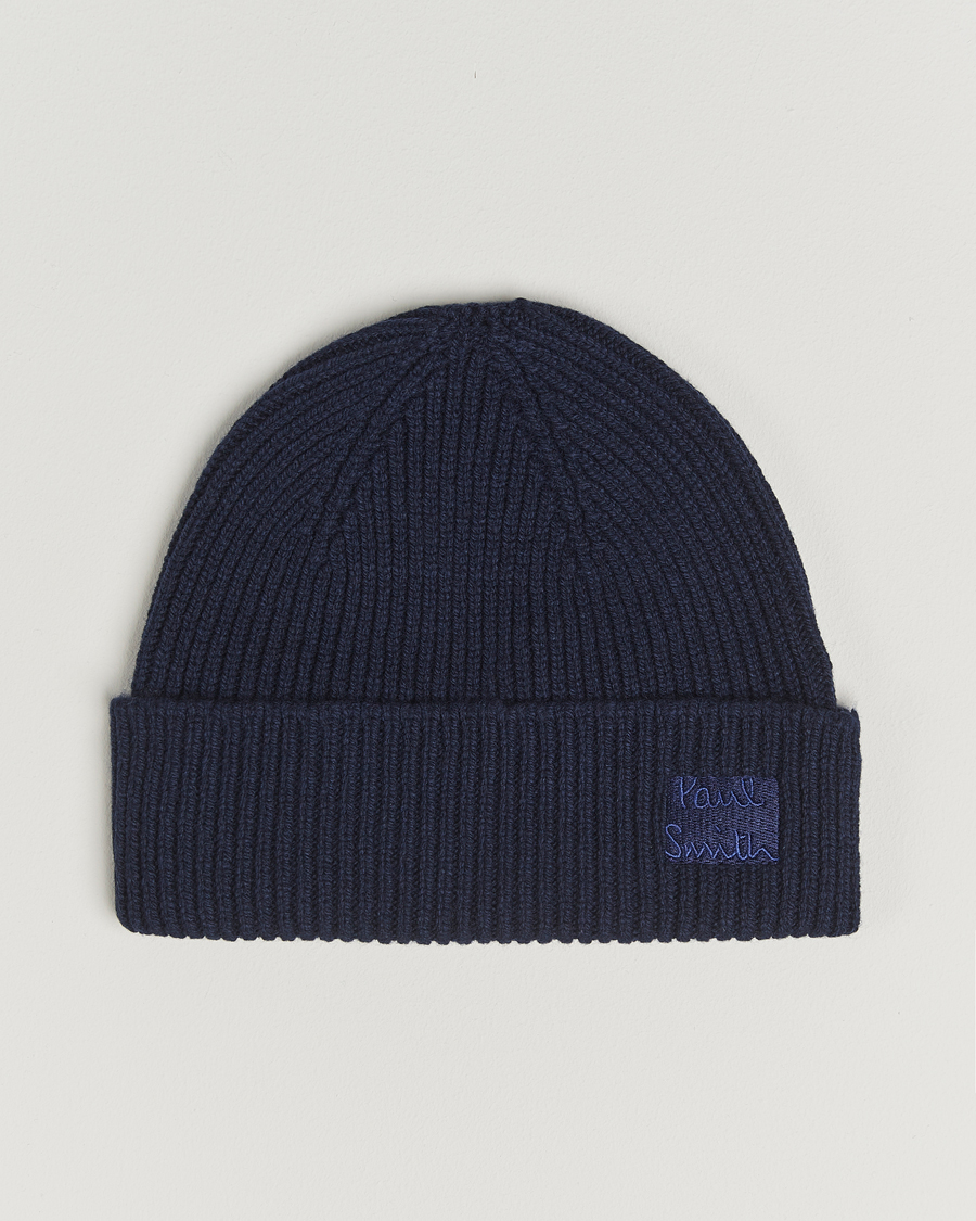Heren | Mutsen | Paul Smith | Cashmere Beanie Navy