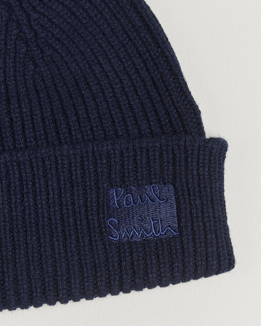 Heren | Mutsen | Paul Smith | Cashmere Beanie Navy