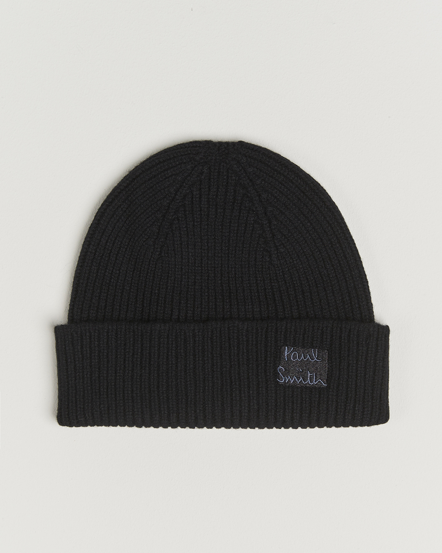 Heren | Mutsen | Paul Smith | Cashmere Beanie Black