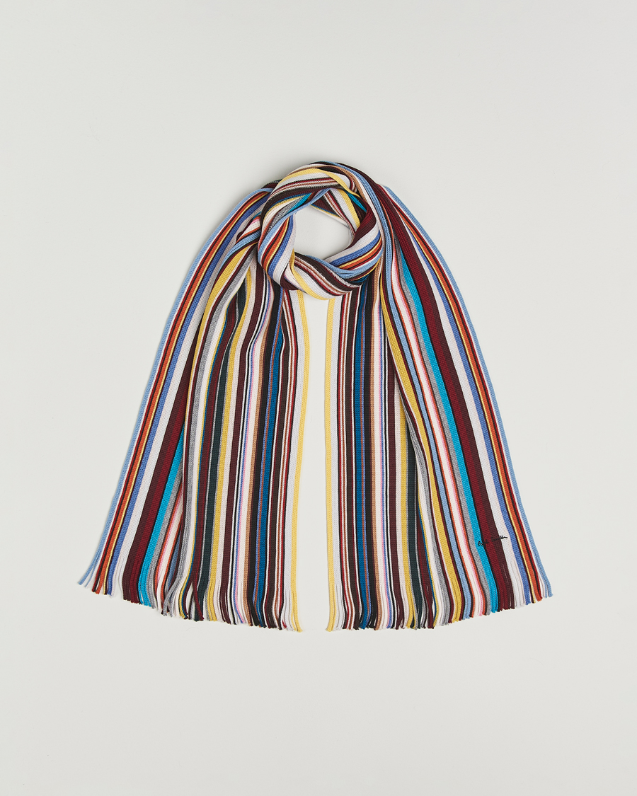 Heren | Sjaals | Paul Smith | Merino Wool Signature Scarf Multi