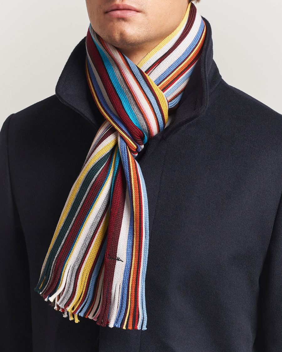 Heren | Sjaals | Paul Smith | Merino Wool Signature Scarf Multi