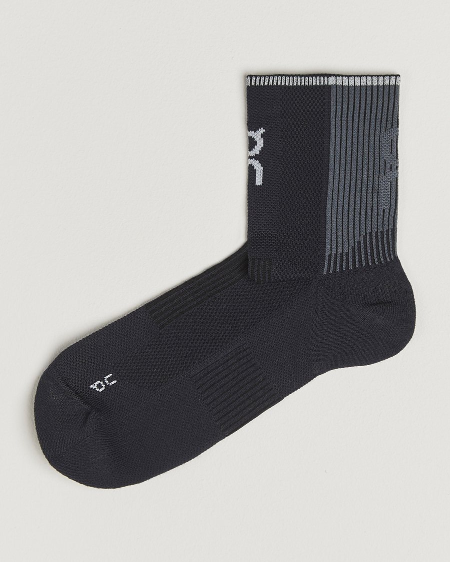 Heren | Ondergoed | On | Performance Run Sock Mid Black