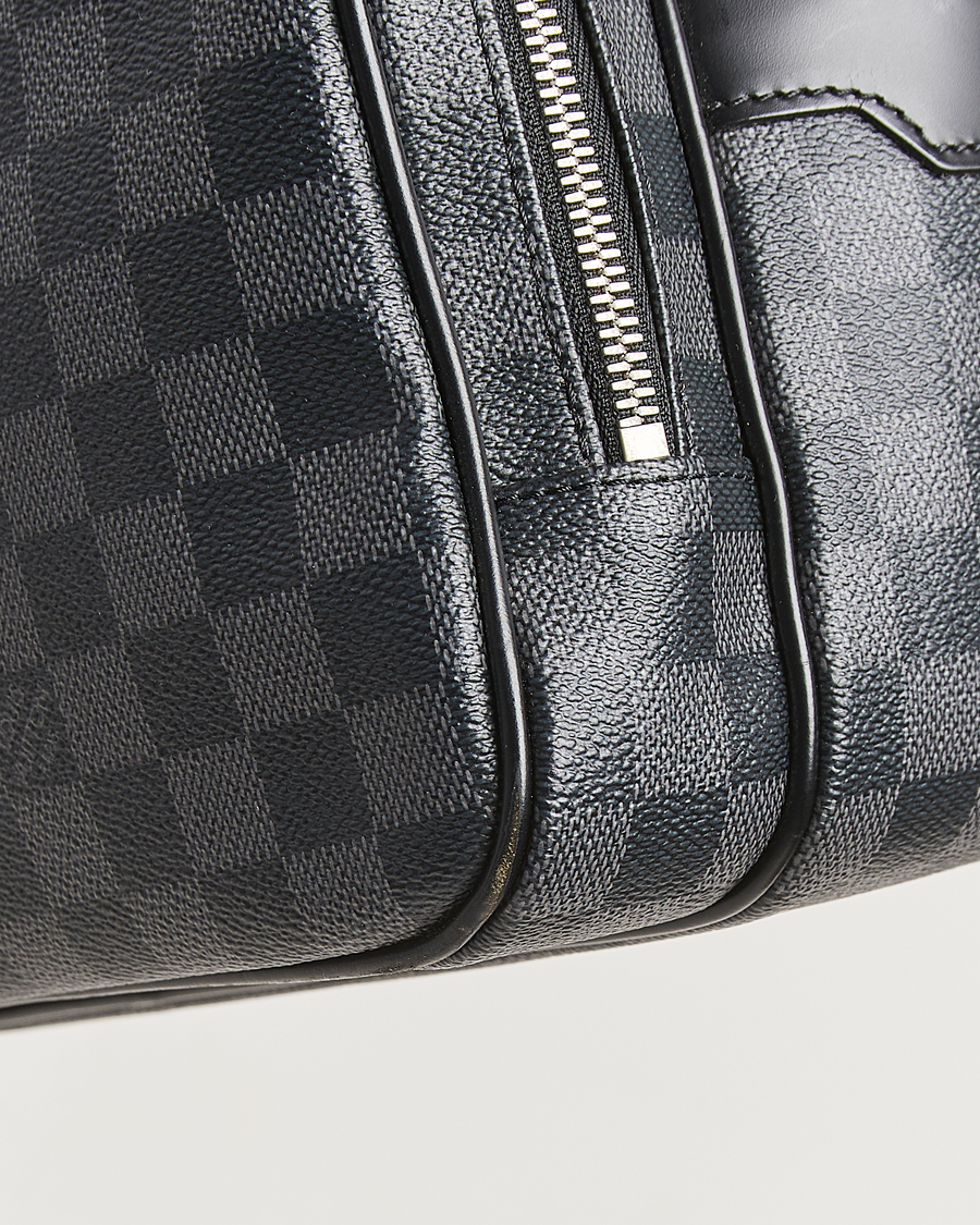 Heren | Pre-Owned & Vintage Bags | Louis Vuitton Pre-Owned | Leoh Shoulder Bag Damier Graphite