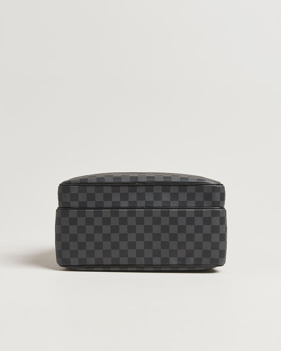 Heren | Pre-Owned & Vintage Bags | Louis Vuitton Pre-Owned | Leoh Shoulder Bag Damier Graphite