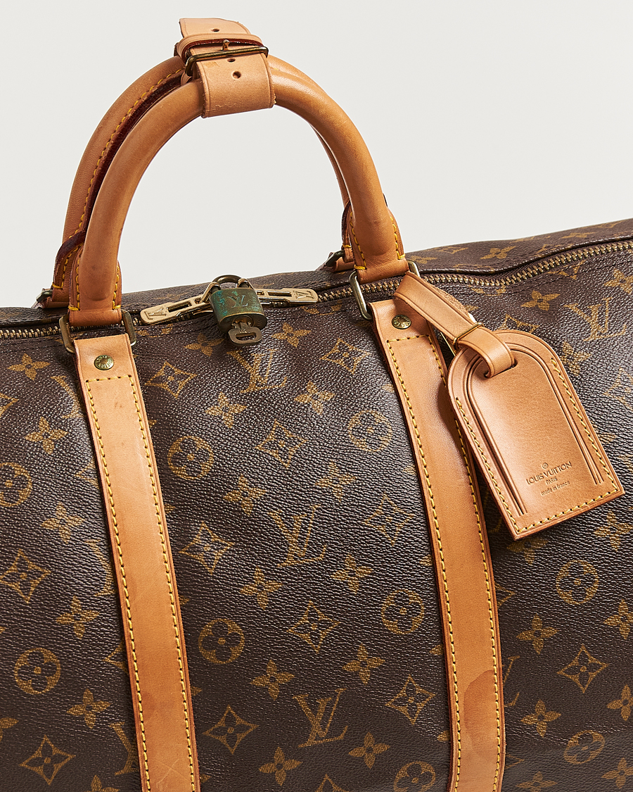 Heren | Pre-Owned & Vintage Bags | Louis Vuitton Pre-Owned | Keepall 55 Monogram