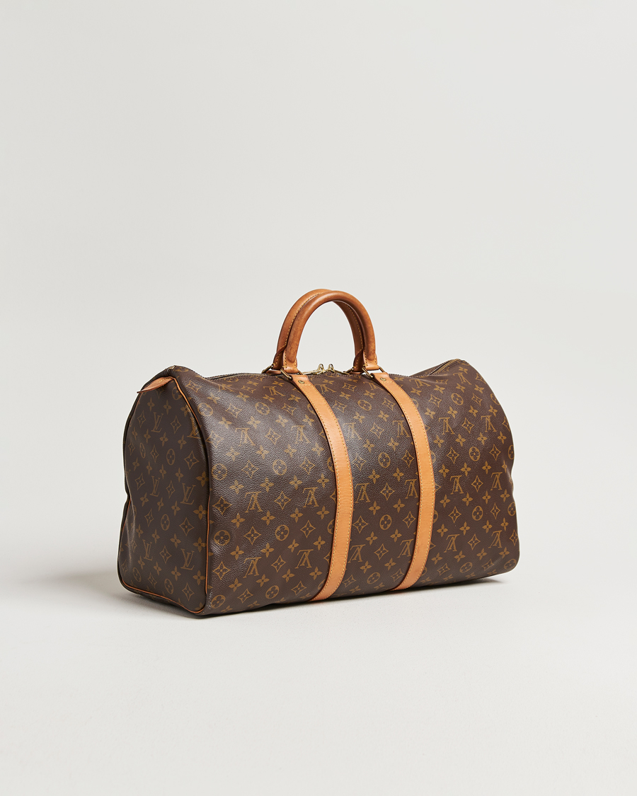 Heren | Pre-Owned & Vintage Bags | Louis Vuitton Pre-Owned | Keepall 50 Monogram