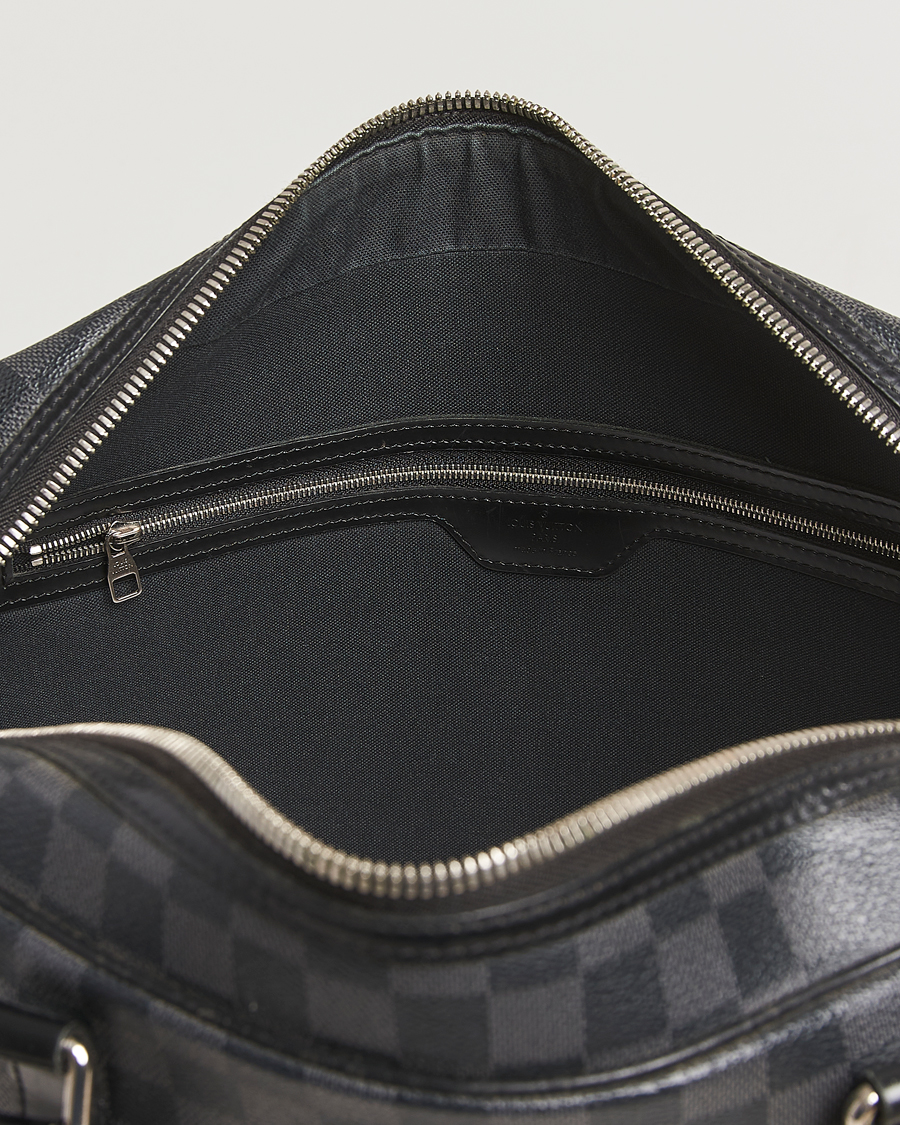 Heren | Pre-Owned & Vintage Bags | Louis Vuitton Pre-Owned | Jorn Porte Documents Damier Graphite