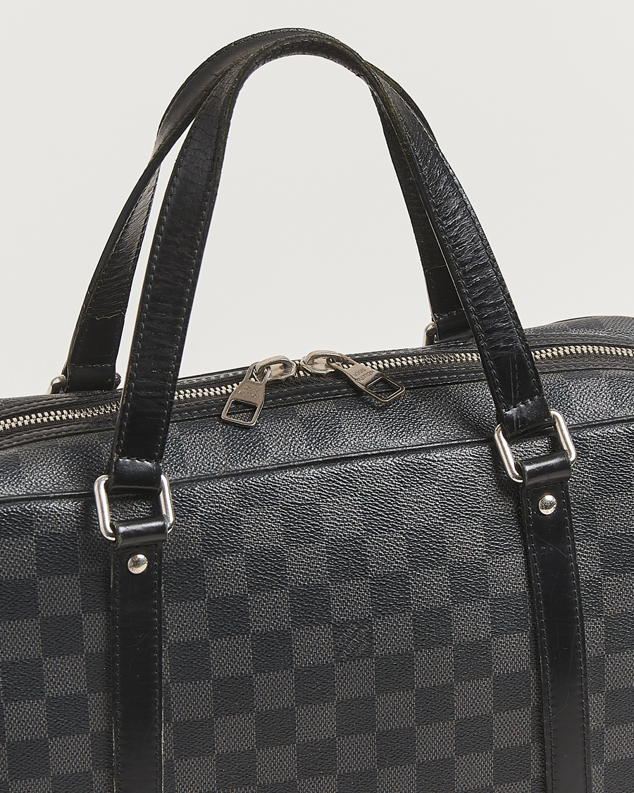 Heren | Pre-Owned & Vintage Bags | Louis Vuitton Pre-Owned | Jorn Porte Documents Damier Graphite
