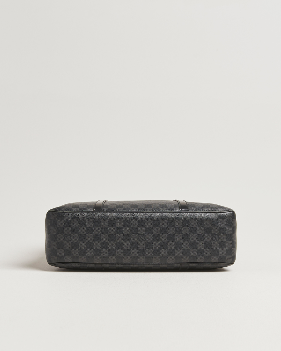 Heren | Pre-Owned & Vintage Bags | Louis Vuitton Pre-Owned | Jorn Porte Documents Damier Graphite