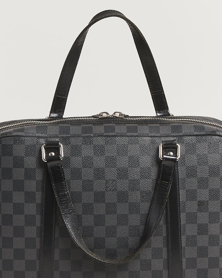 Heren | Pre-Owned & Vintage Bags | Louis Vuitton Pre-Owned | Jorn Porte Documents Damier Graphite