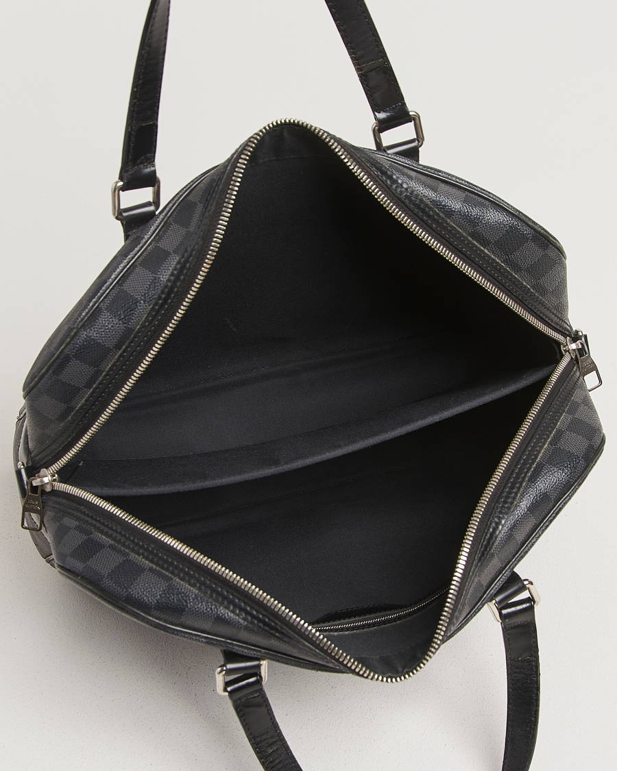Heren | Pre-Owned & Vintage Bags | Louis Vuitton Pre-Owned | Jorn Porte Documents Damier Graphite